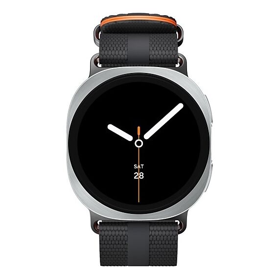 Galaxy Watch 8 | 40 мм | 4G LTE | Silver | Athleisure/Graphite | M/L, Тип ремешка : Athleisure, Размер корпуса : 40 мм, Цвет: Silver, Цвет ремешка: Graphite, Размер ремешка : M/L, Подключение часов : Bluetooth / Wi-Fi + 4G LTE, изображение 3